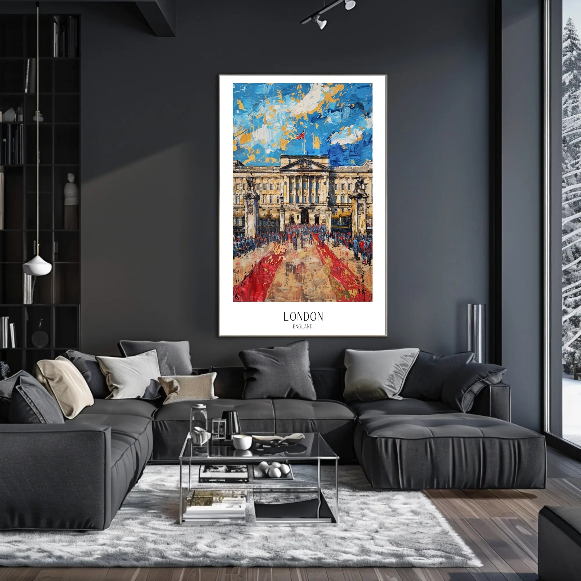 Buckingham Palace Impressionism: Cultural or Heritage Poster PosterGoat