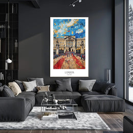 Buckingham Palace Impressionism: Cultural or Heritage Poster PosterGoat