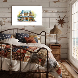 Charming Corner Café Poster