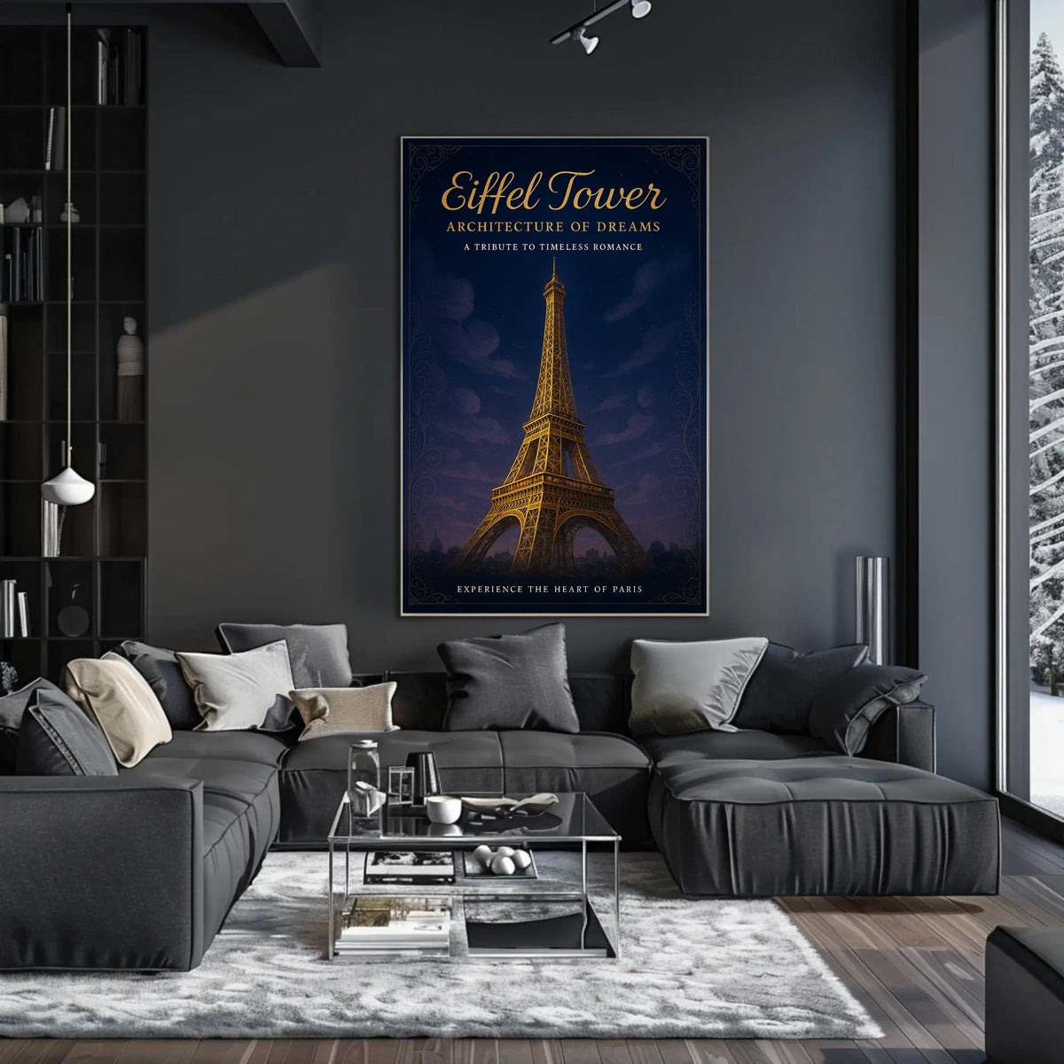 Eiffel Tower Architecture Of Dreams Poster