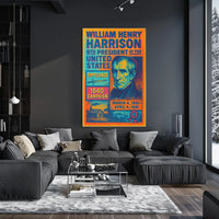 William Henry Harrison 9th President Poster