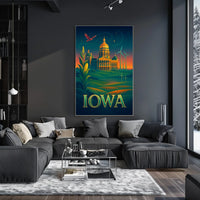 Iowa A Land of Heritage and Innovation Poster