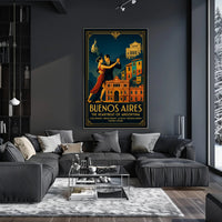 Buenos Aires Vintage Travel Poster Wall Art PosterGoat