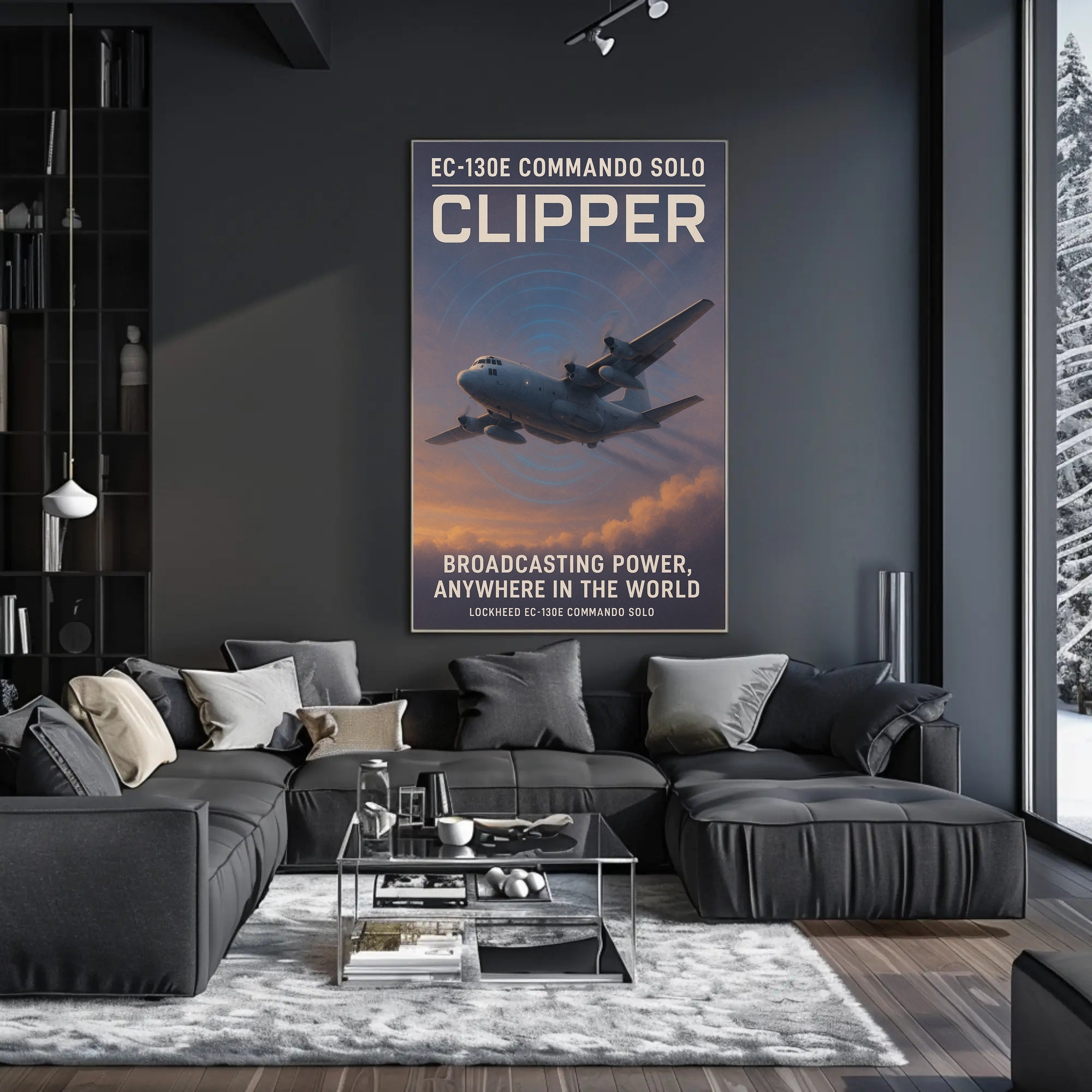 EC-130E Commando Solo Military Recruitment Poster