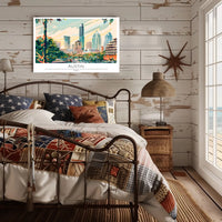 Austin Cityscape Poster