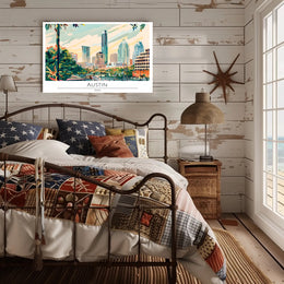 Austin Cityscape Poster