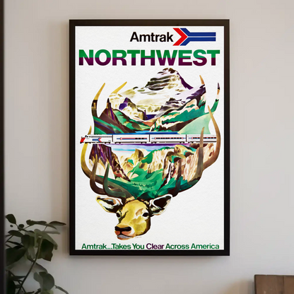 Amtrak Northwest Travel Poster