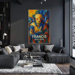 Francis A Colorful Tribute Poster