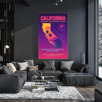 California The Golden State Poster
