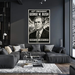 George W. Bush 43Rd President Poster