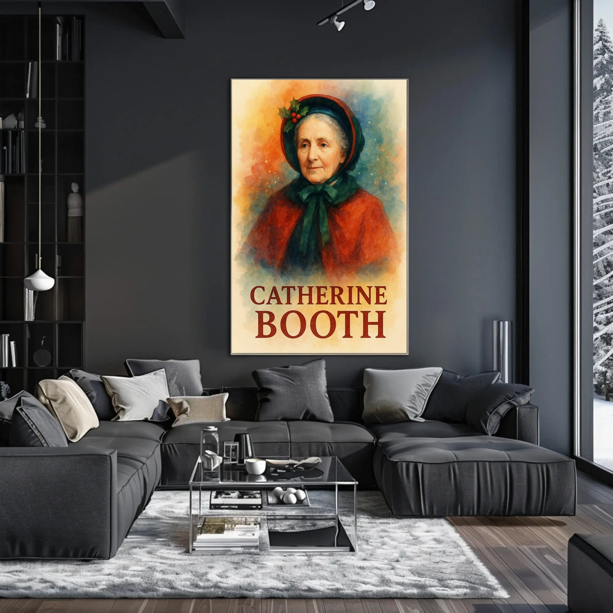 Catherine Booth Artistic Watercolor Historical Poster