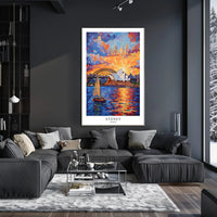 Sydney Skyline Poster PosterGoat