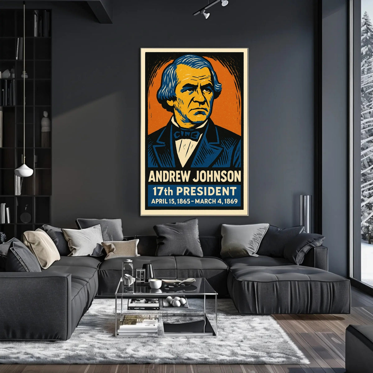 Andrew Johnson 17th President Poster