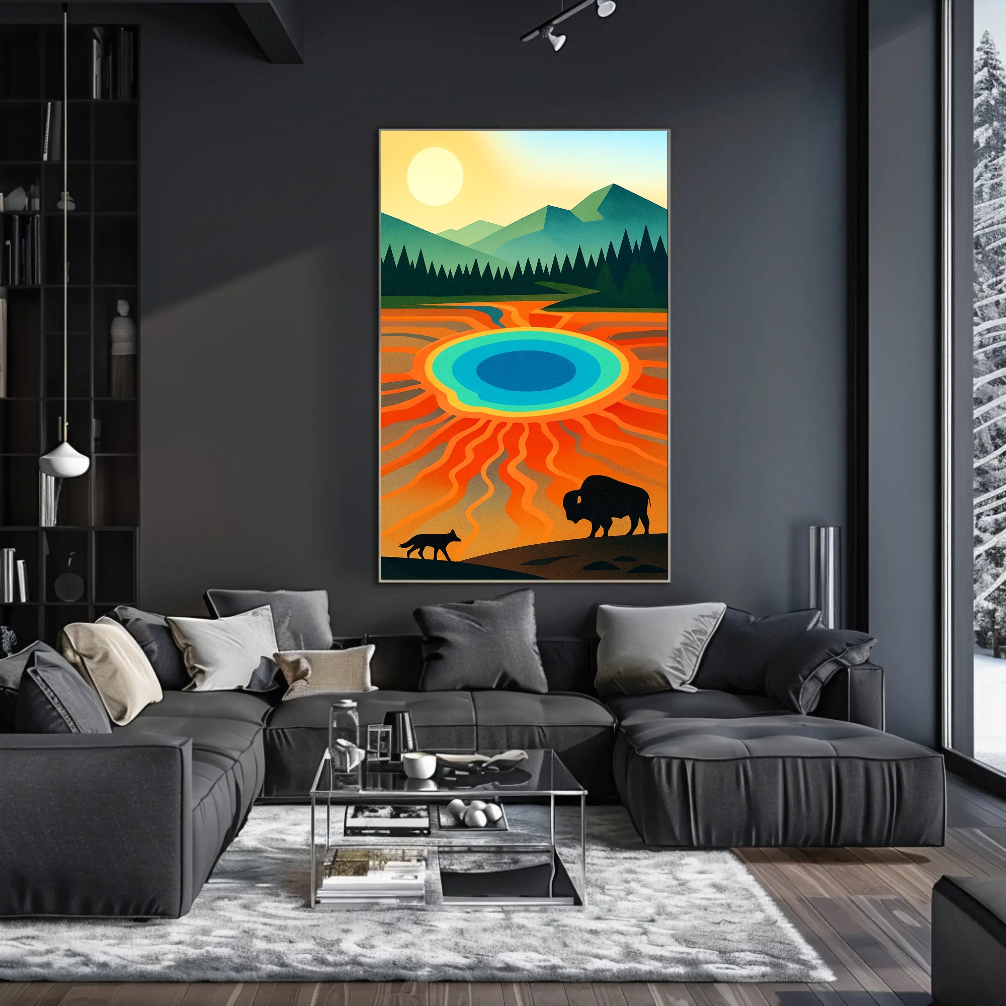 Yellowstone Wonders Poster PosterGoat