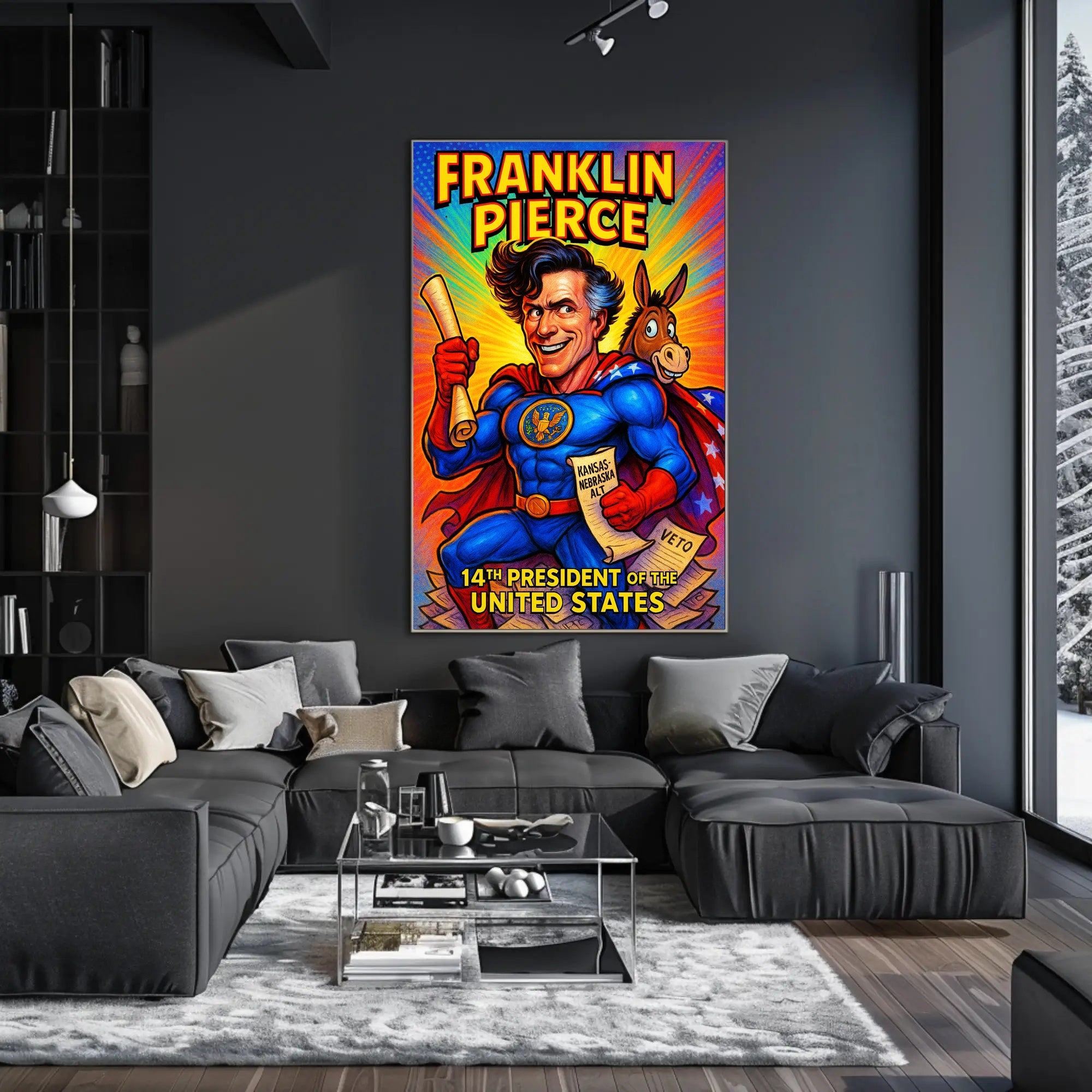 Franklin Pierce 14th President Poster PosterGoat