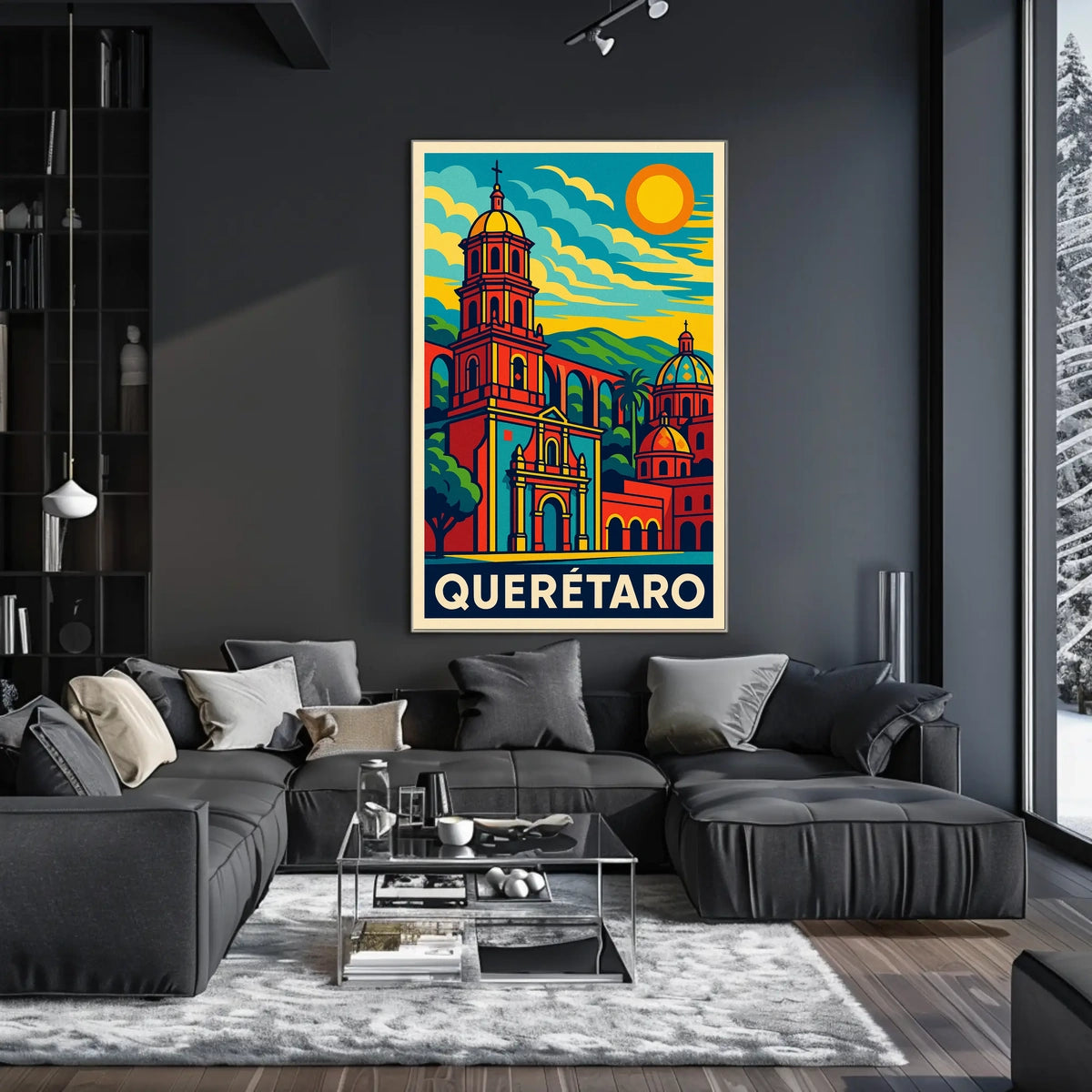 Querétaro Vibrant Heritage Poster