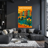 Amsterdam Cityscape Poster