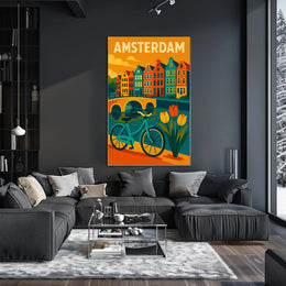Amsterdam Cityscape Poster