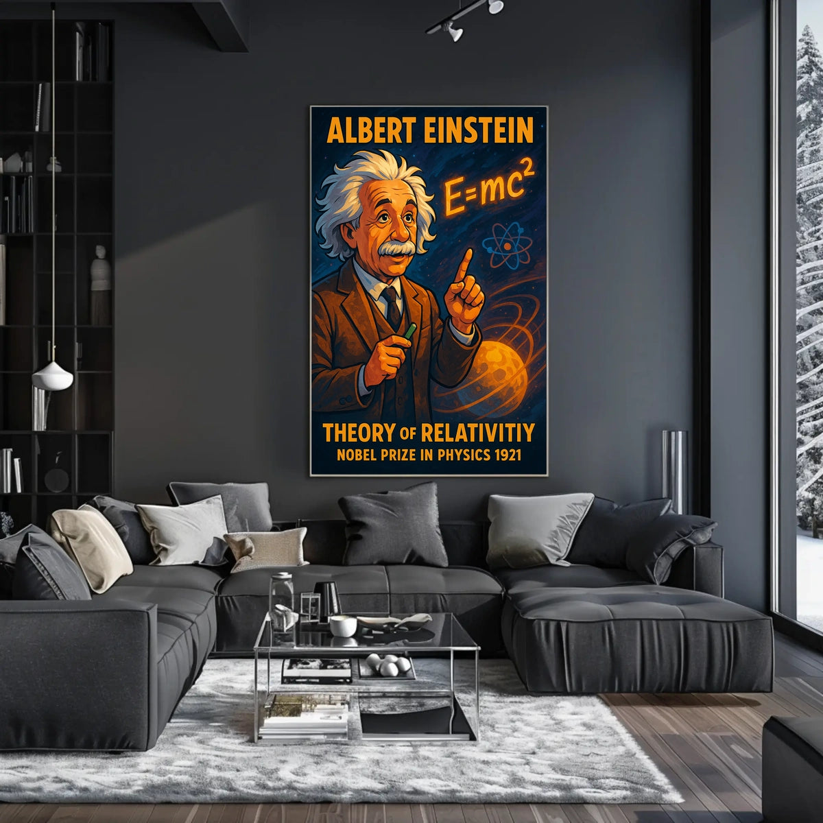Albert Einstein Nobel Prize In Physics Poster