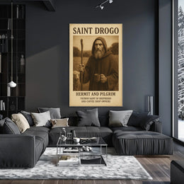 Saint Drogo Hermit And Pilgrim Poster