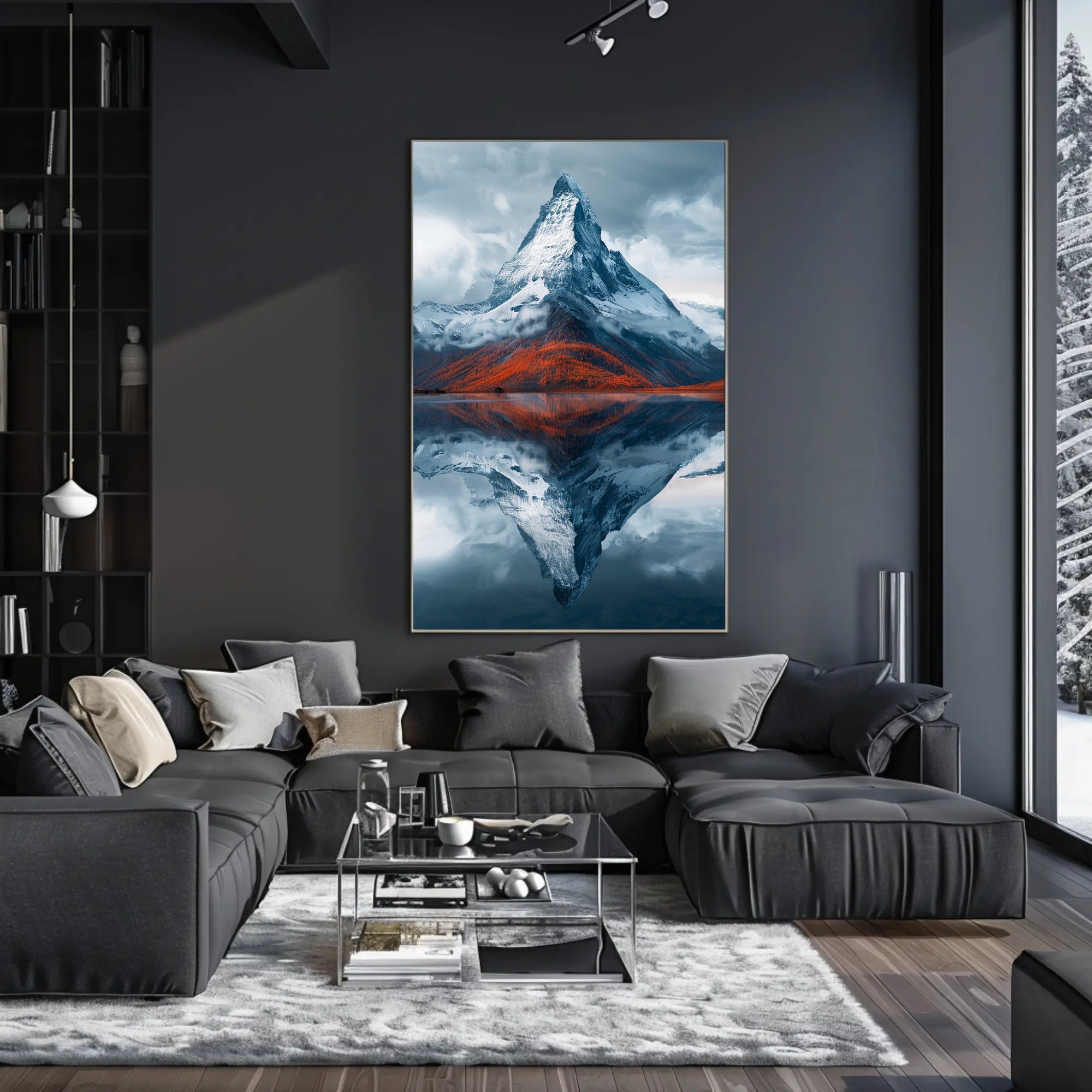 Alpine Majesty: Photorealistic National Park Poster PosterGoat