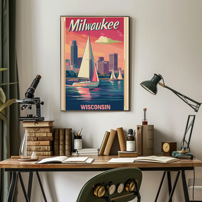 Milwaukee Vintage Poster