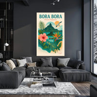 Bora Bora Idyllic Escape Travel Poster PosterGoat
