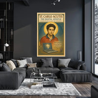 St. Carlo Acutis The Digital Apostle Poster