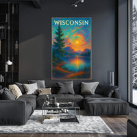 Wisconsin Sunset Poster