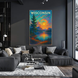 Wisconsin Sunset Poster