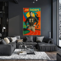 Jim Thorpe Athletic Legend Poster
