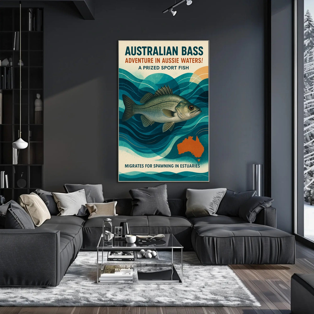 Australian Bass Adventure Poster