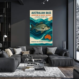 Australian Bass Adventure Poster