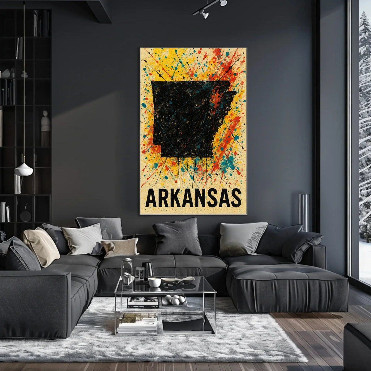 Arkansas State Art Poster