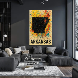 Arkansas State Art Poster