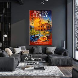 Experience Italy Poster PosterGoat