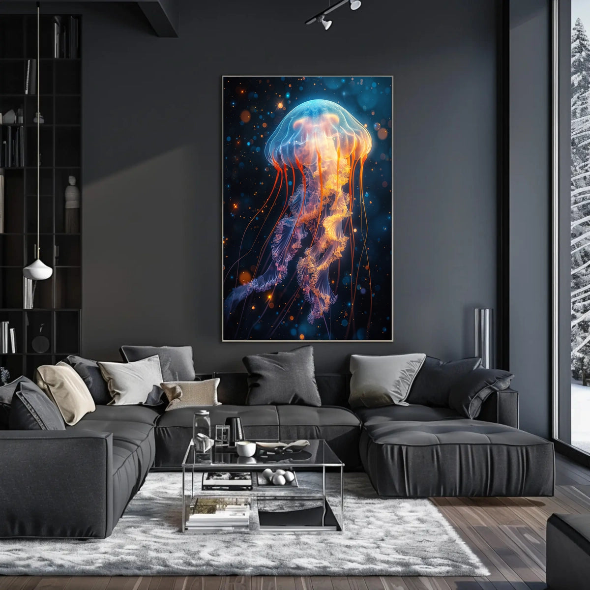 Ethereal Jellyfish Poster