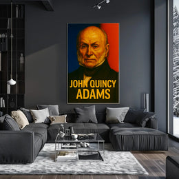John Quincy Adams Classic Heritage Decor Poster