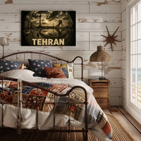 Tehran Cityscape Poster
