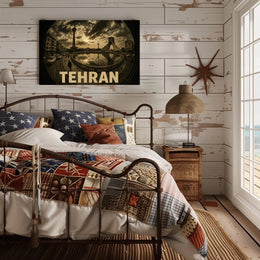 Tehran Cityscape Poster