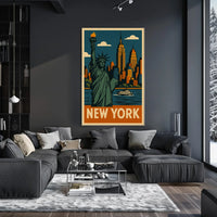 New York City Skyline Poster