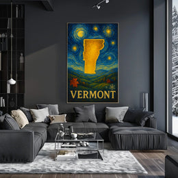 Vermont A Starry Tribute Poster