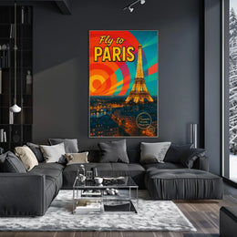 Fly To Paris Poster