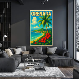 Grenada Tropical Paradise Poster