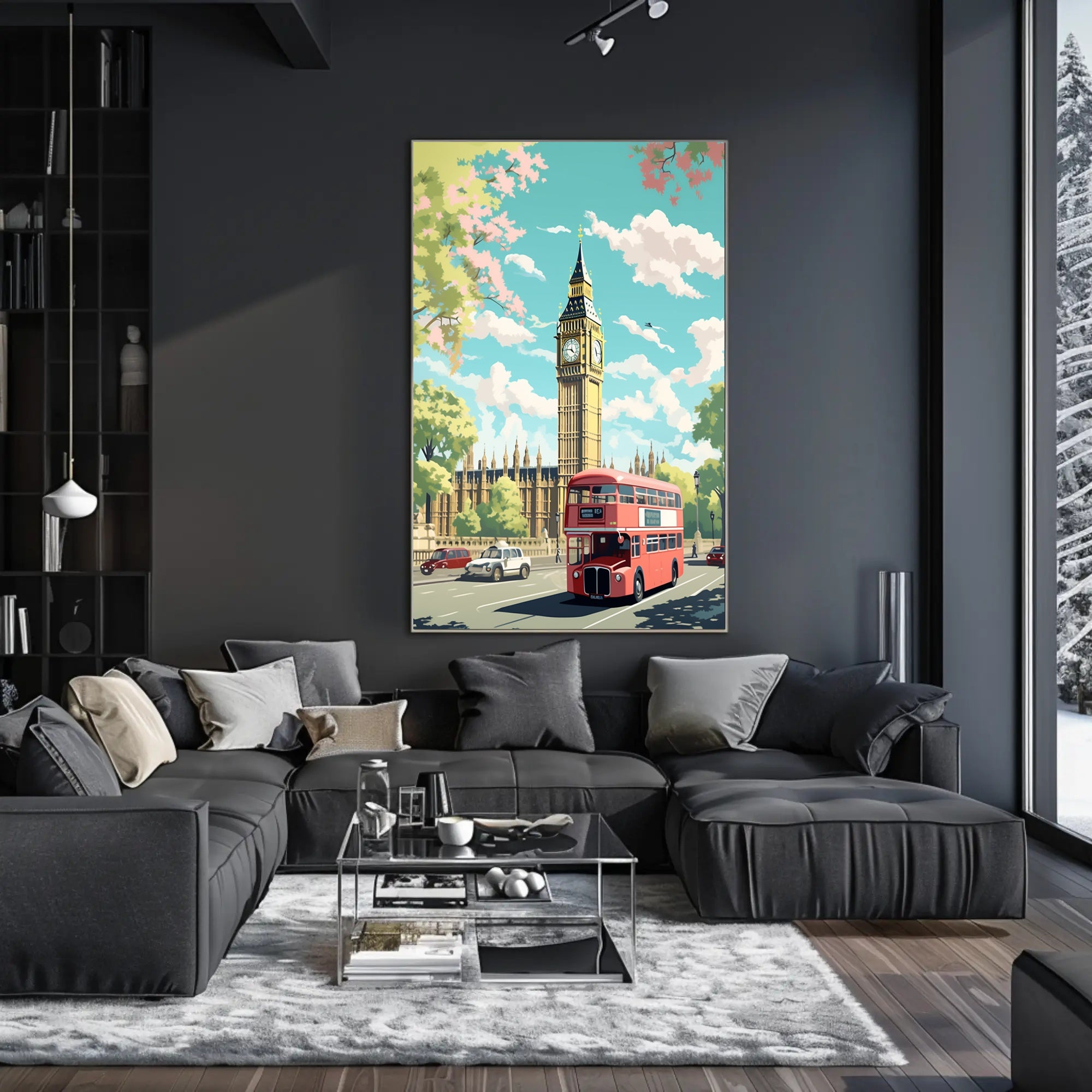 London Iconic Scene Poster