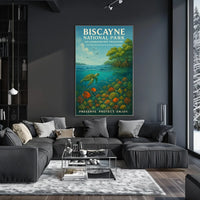 Biscayne National Park Underwater Serenity National Park Poster