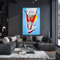 Deutsche Bundesbahn Winter Travel Poster PosterGoat