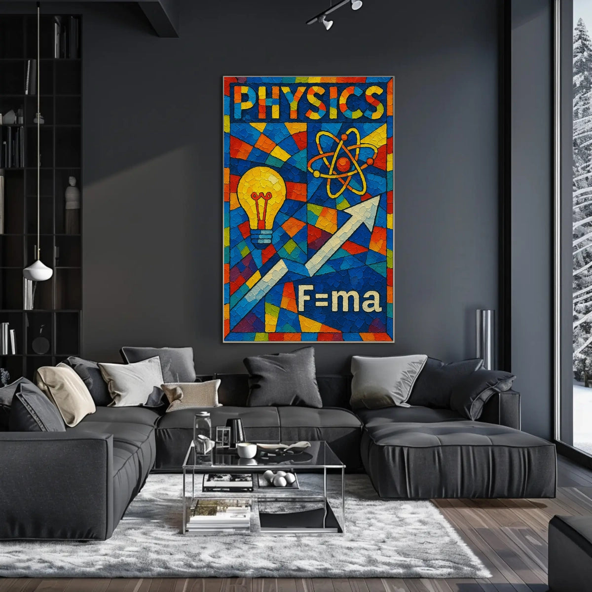 Physics In Motion Poster