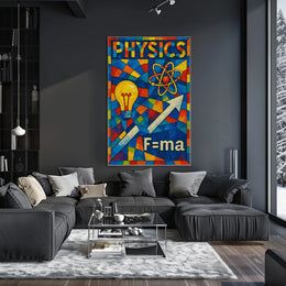 Physics In Motion Poster