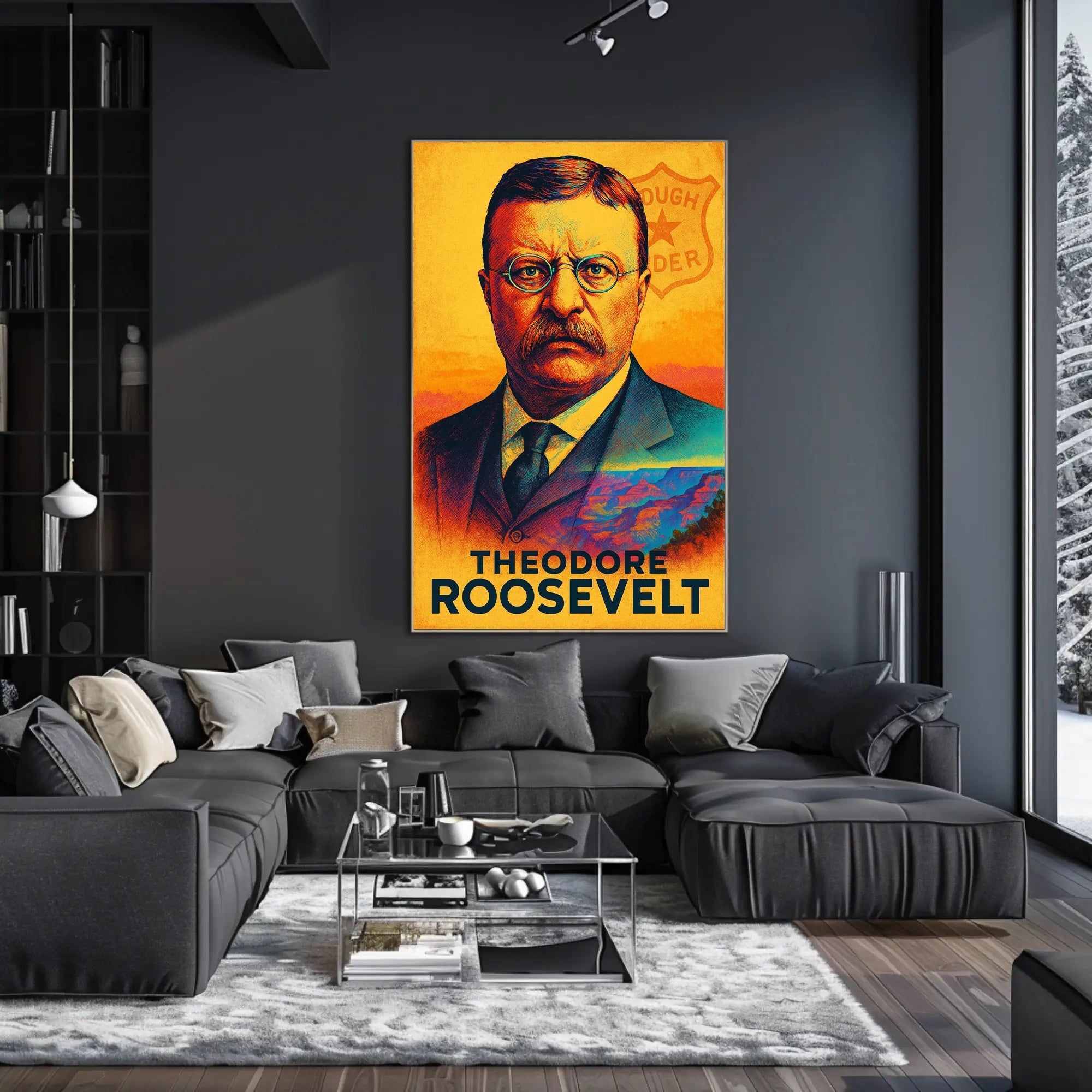 Rough Rider Bold Art Historical or Presidential Poster
